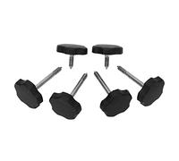 Boutons de Cadre de Fenêtre Souple de Remplacement, 6 Pièces, Broches de Remplacement pourWrangler Jk 2007 - 2018