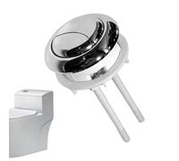 Boutons de chasse d'eau de toilette Changement de valve Double Réservoir Flash Pratique Bouton de rinçage Rond Bouton de chasse de toilette Bouton de réservoir Poussée Bouton Flush Bouton Valve Bouton