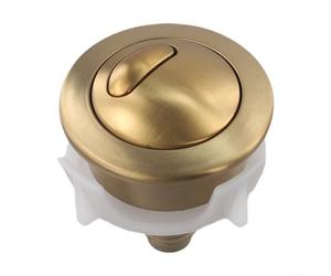 Boutons de chasse d'eau pour WC Optima 50 - Double boutons de chasse d'eau pour Siamp - Doré