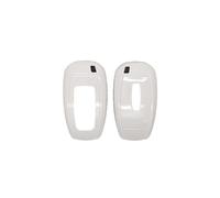 Boutons de Clé Télécommande de Voiture Coque de clé de Voiture ABS A+ pour Lincoln pour Continental pour MKC pour MKZ pour Navigator(White)