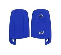 Boutons de Clé Télécommande de Voiture Étui de Protection en Silicone A+ pour clé de Voiture télécommandée pour BMW Série 3 et 5 (2006-2011)(Blue)