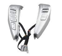 Boutons de Commande au Volant Multifonctions 25550-3DA6A Pour Nissan Pour Sentra Pour Livina Pour Almera Commutateur Régulateur Vitesse Lecteur Volant Bouton Bluetooth Pour Cube Pour Versa(Sliver)