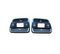 Boutons de Commande au Volant Multifonctions Couvercle Bouton Commande Volant Voiture Garniture Capuchon Commutateur Multifonctionnel Pour VW Pour Golf 6 Pour MK6 Pour Scirocco