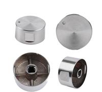 Boutons de commande de cuisinière à gaz, 4 pièces, en alliage, interrupteurs rotatifs, bouton rond, brûleur de cuisinière à gaz, four, pièces de cuisine, poignées for cuisinière à gaz