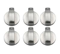 Boutons de commande de cuisinière à gaz, boutons de commande de cuisinière à gaz en métal argenté, adaptateur de boutons de cuisinière à gaz, interrupteur de four, verrouillage de contrôle de surface