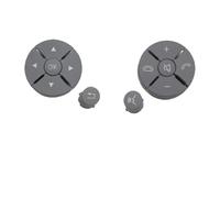 Boutons De Commande Du Volant Interrupteur de volant multifonction, bouton L, compatible avec Benz W204 X204 C300 C180 W207 W212 CE GLK Classe 2048210351(Grey Set)