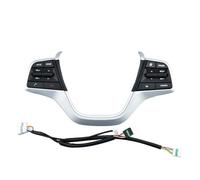 Boutons de commande gauche et droite Bouton Volant Pour Hyundai, Pour Elantra 1,6 L 2016 - 2018 Interrupteur De Volume Audio Télécommande Croisière Mains Libres(Argenté)