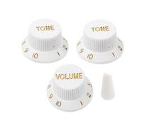 Boutons de commande marqués par tonalité pour jeu de, White