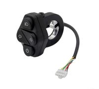 Boutons de commande pour scooter électrique KuKirin A1 | Clignotant gauche et droit avec commande de phare, support de guidon 22 mm