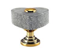 Boutons de commode décoratifs en forme cœur d'amour 4pièces poignées tiroir | Installation facile durable forte for la garde-robe de placard de meubles(Cardioid)