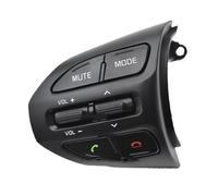 Boutons de Commutateur de Volant de Voiture Pour KIA Pour K2 Pour RIO 2017 2018 2019 2020 2021 Voiture Multifonction Volant Audio Volume Boutons De Musique(Color-Left)