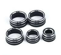 Boutons de console centrale de voiture,Garniture de bouton d'interrupteur de console centrale de voiture,Couvercle de bouton dede climatiseur de voiture,Garniture de couvercle d'interrupteur de bouton