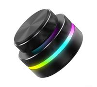 Boutons de Contrôle du Volume USB-C, Contrôleur de Réglage des Médias-Externes Multimédia PC(Black)