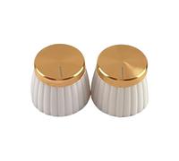 Boutons De Contrôle Guitare À 2 Packs Aluminium Pro-grade Avec Conception À Instruction Rapide Pour Les Volumes Poignée Ergonomique Électrique Potentiomètre