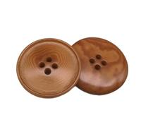 Boutons de Corozo classiques - Quatre couleurs - Trois tailles - Fabriqués et expédiés d'Espagne - Brun, 20 mm