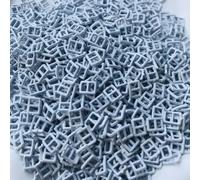 Boutons de couture, boutons artisanaux, 100 mini boutons de 3 mm for poupée à rotule, attache de ceinture for poupée 1/12, boucle de sac et accessoires vestimentaires. Matériau métallique.(White)