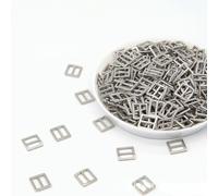 Boutons de couture, boutons artisanaux, 100 pièces 3/3,5/4/5/6 mm, mini boutons métalliques ultra-petits, boucles de ceinture, sacs de poupée, chaussures, accessoires for vêtements de poupée(Silver,In