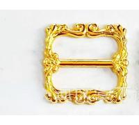 Boutons de couture, boutons artisanaux, 50 pièces 9 mm, boutons métalliques for poupée, boucle de ceinture, 1,22 m, 9,12 m, sacs de poupée, chaussures, accessoires for vêtements de poupée(Golden)