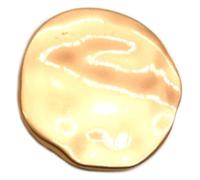 Boutons de couture, boutons artisanaux, boutons de couture, 5 pièces de gros boutons décoratifs tendance de 30 mm, boutons dorés irréguliers for chemise, pardessus, accessoire de couture DIY(Matt Gold