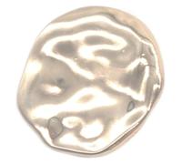 Boutons de couture, boutons artisanaux, boutons de couture, 5 pièces de gros boutons décoratifs tendance de 30 mm, boutons dorés irréguliers for chemise, pardessus, accessoire de couture DIY(Gold)