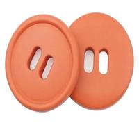 Boutons de couture, boutons artisanaux, boutons de couture, boutons en résine carrés ronds colorés for enfants 18/21/25/28/30 mm, boutons de couture for vêtements et loisirs créatifs(Round Orange,30mm