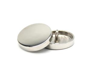 Boutons de couture, boutons artisanaux, petits boutons ronds et plats en métal doré for vêtements, jeans, vestes, costumes, manteaux, travaux d'aiguille faits à la main, décorations, bricolage(Light W