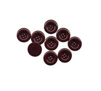 Boutons de Couture Boutons ronds en résine, 4 trous, couture de manteaux, scrapbooking, bricolage, 15 mm, 18, 20, 23, 25, 28, 30, 34, 38(15 Dark Red,34.0mm 5pcs)
