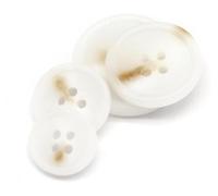 Boutons de couture décoratifs 30/10 pièces Résine Imitation Corne Noir Gros for Vêtements Pull Costume Manteau Décorations Vintage Accessoires-NO.4(No.1 White,21mm 30pcs)