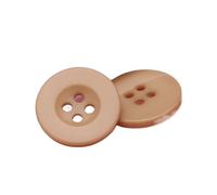 Boutons de Couture Lot de 10 boutons à quatre œillets en résine 9 30 mm for pull, chemise, couture, bricolage, vêtements, artisanat, scrapbooking(Camel color,24L 15.0 MM)