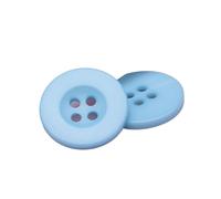 Boutons de Couture Lot de 10 boutons à quatre œillets en résine 9 30 mm for pull, chemise, couture, bricolage, vêtements, artisanat, scrapbooking(Light blue,24L 15.0 MM)