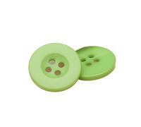 Boutons de Couture Lot de 10 boutons à quatre œillets en résine 9 30 mm for pull, chemise, couture, bricolage, vêtements, artisanat, scrapbooking(Light green,24L 15.0 MM)