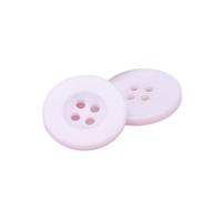 Boutons de Couture Lot de 10 boutons à quatre œillets en résine 9 30 mm for pull, chemise, couture, bricolage, vêtements, artisanat, scrapbooking(White,24L 15.0 MM)
