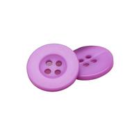 Boutons de Couture Lot de 10 boutons à quatre œillets en résine 9 30 mm for pull, chemise, couture, bricolage, vêtements, artisanat, scrapbooking(Light purple,24L 15.0 MM)