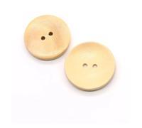 Boutons de Couture Lot de 10 boutons ronds en bois à 2/4 trous 38 mm for vêtements, manteaux, décorations DIY, accessoires couture, 5 couleurs option(TYPE-G,10pcs 38mm)