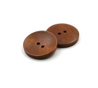 Boutons de Couture Lot de 10 boutons ronds en bois à 2/4 trous 38 mm for vêtements, manteaux, décorations DIY, accessoires couture, 5 couleurs option(TYPE-J,10pcs 20mm)