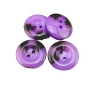 Boutons De Décoration Pour Vêtements, 25Mm/30Mm, Boutons En Résine Teinte En Violet, Bottes De Manteau, Accessoires De Vêtements De Couture, Multicolore, 30mm 10pcs