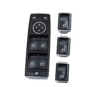 Boutons de fenêtre de voiture pour Benz Classe C E W204 W212 C207 GLK204 2049055302 Interrupteur de lève-vitre électronique (modèle A 4 pièces) (modèle A ensemble de 4 pièces)
