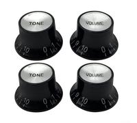 Boutons de guitare électrique, 2 volumes, 2 tonalités, pour Gibson pour SG (Noir)
