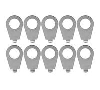 Boutons de Guitare Pointeur, 10pcs Métal, Potentiomètre Bouton Indicateur de Position, 8.4mm, Remplacement pour Guitare Electrique et Basse, Set de Boutons Guitar Accessoires.