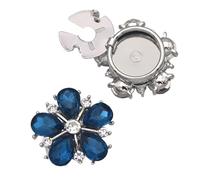 Boutons de manchette à libération rapide en cristal de verre et métal robuste pour une amélioration sans effort de votre tenue formelle élégante, taille unique, Comme décrit, Comme décrit.