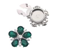 Boutons de manchette à libération rapide en cristal de verre et métal robuste pour une amélioration sans effort de votre tenue formelle élégante, taille unique, Comme décrit, Comme décrit.