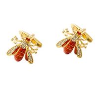 Boutons de manchette abeille punk rock pour homme, Boutons de manchette animaux bourdons en cristal, Boutons de manchette frelon guêpe abeille, Boutons de manchette français ancien