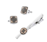 boutons de manchette, Accessoires décoratifs en argent galvanisé