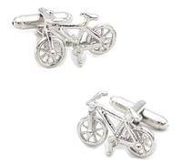 Boutons de manchette amusants pour homme style vélo Noël en acier inoxydable, M, Acier inoxydable, N'ont pas