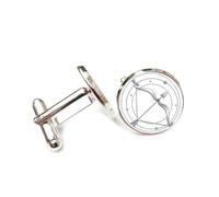 Boutons de manchette, Arc, Flèche, Totem De Corrosion, Topologie Céleste, Sagittaire, Douze Signes Du Zodiaque, Boucle De Manchette Personnalisée, Accessoire De Chemise, Cadeau Pour Comptable, Patr
