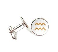 Boutons de manchette, Boucle De Manchette Personnalisée, Accessoire De Chemise, Pour Un Comptable, Un Patron, Un Homme D'Affaires, Un Mariage, Un Bal De Promo Ou Une Occasion Formelle. Effet Tissé B