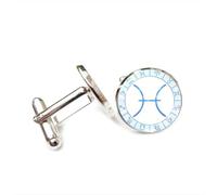 Boutons de manchette, Boussole Poissons, Symbole De Chance Et De Diffraction Spectrale, Pour Un Ami, Un Comptable Ou Un Professionnel (Mariage, Etc.). Ce Bracelet De Manchette Personnali