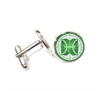 Boutons de manchette, Boussole, Symbole Scientifique, Circuit Imprimé, Porte-Bonheur, Cadeau Pour Un Ami, Signe Du Zodiaque Poissons (Douze Signes), Boucle De Manchette Personnalisée, Accessoire De