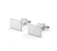 Boutons de Manchette Boutons de Col pour Homme Paire de Boutons de Manchette Classiques en Argent pour les Mariages