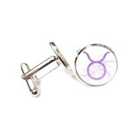Boutons de manchette, Bracelet Porte-Bonheur Personnalisé, Accessoire De Chemise Idéal Pour Un Comptable, Un Patron, Un Homme D'Affaires, Un Mariage Ou Un Bal De Promo. Symbole Dynamique Du Taureau,